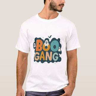Boo Gang Cute Ghost Halloween Design Funny Spooky T Shirt