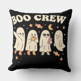 Boo-gäng Söt spöktrupp Rolig Halloween Kudde