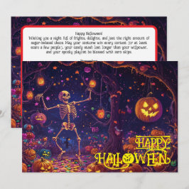 Boo-gee-ben Halloween Bash Card Inbjudningar