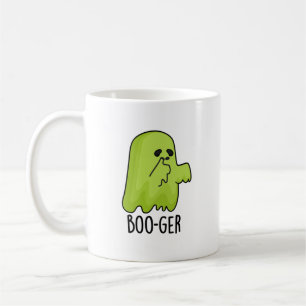Boo-ger Funny Halloween Booger Ghost Pun Kaffemugg
