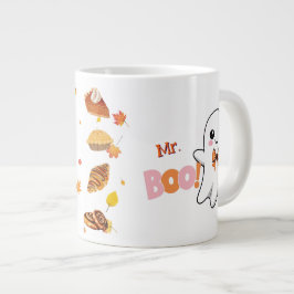 Boo Ghost Anpassade Mugg med Bakery Treats Jumbo Mugg