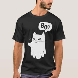 Boo Ghost Cat ogillar ogillande Halloween 202 T Shirt