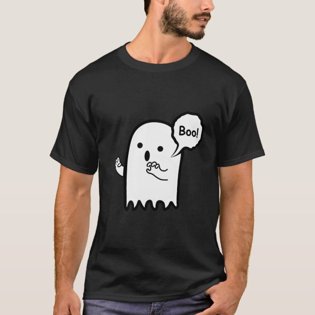 Boo! Ghost händer grep T-Shirt (Framsida)
