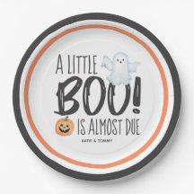 Boo Ghost Jack O'Lantern Halloween Baby Shower