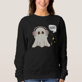 Boo Ghost Musical Halloween T Shirt