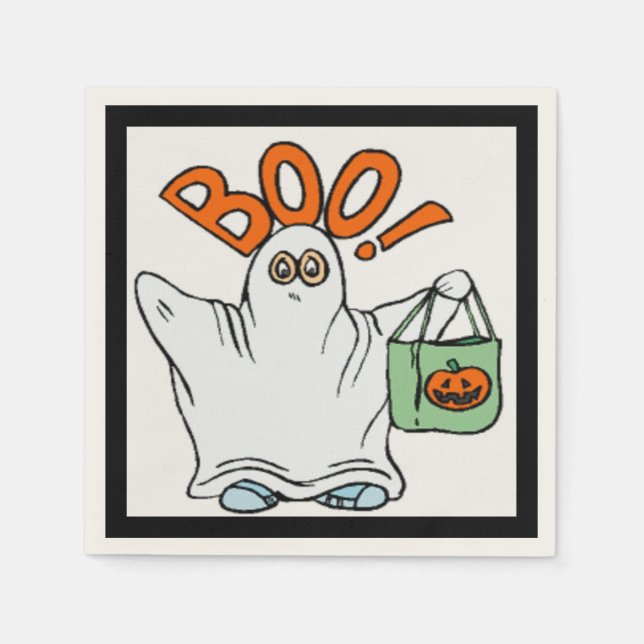 BOO! GHOST PAPPERSSERVETT (Framsidan)