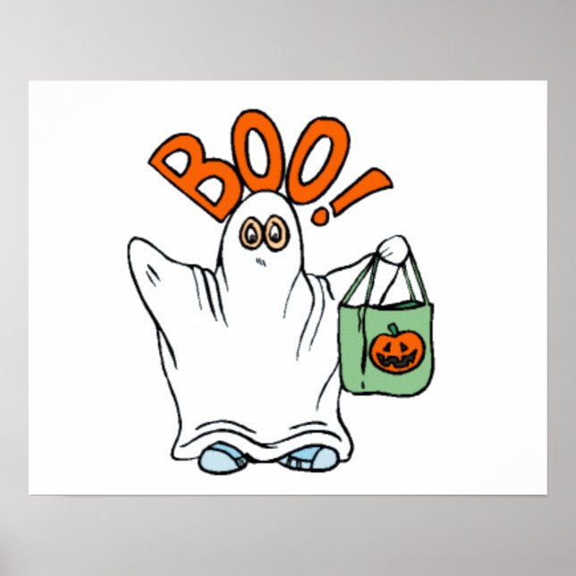 Boo Ghost Poster (Framsidan)