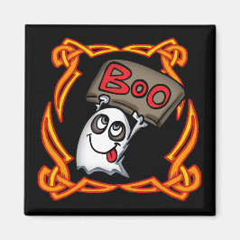 Boo Ghost Round Magnet