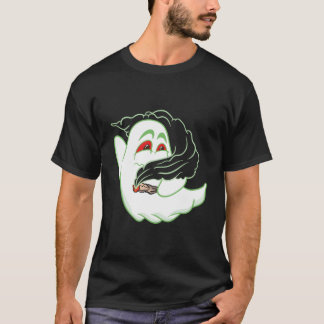 Boo Ghost Smoking Weed Thc Happy Halloweed Hallowe T Shirt