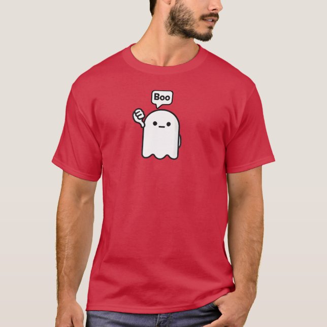 Boo Ghost T Shirt (Framsida)