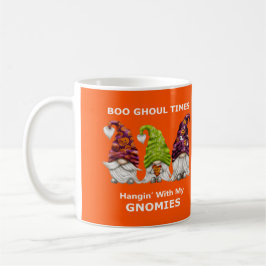 Boo Ghoul Times hanging med min Gnomies Halloween Kaffemugg