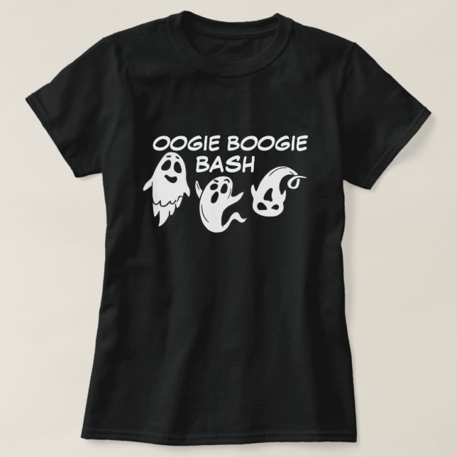 Boo-Gie Monster T-shirt - Skräckdansparty Tee (Design framsida)