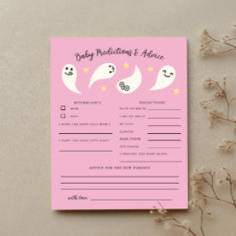 Boo Girl Baby Shower Baby Predications & Advice