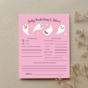 Boo Girl Baby Shower Baby Predications & Advice