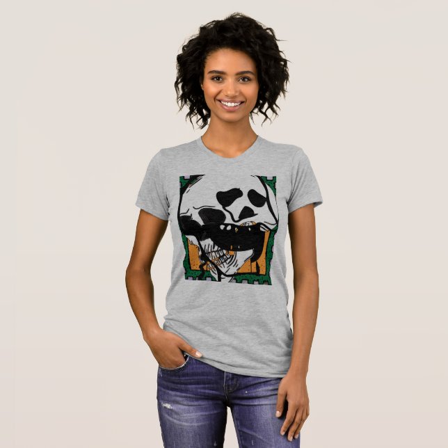 Boo Glad Halloween T-Shirt (Hel framsida)