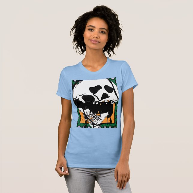 Boo Glad Halloween T-Shirt (Hel framsida)