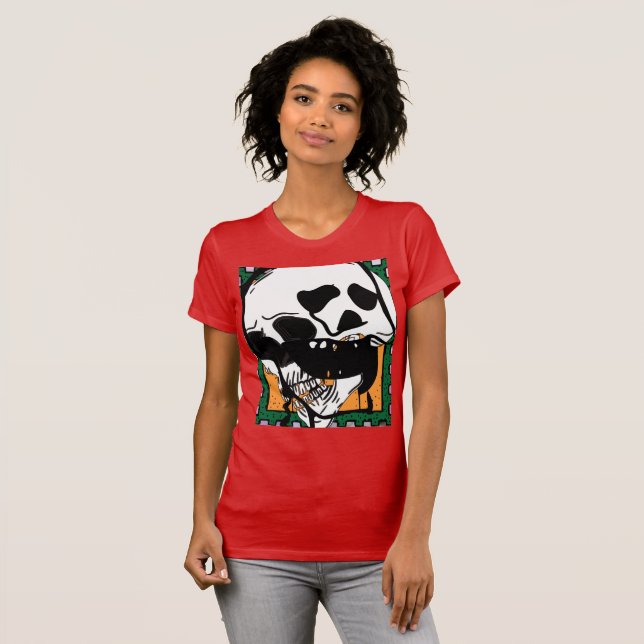 Boo Glad Halloween T-Shirt (Hel framsida)