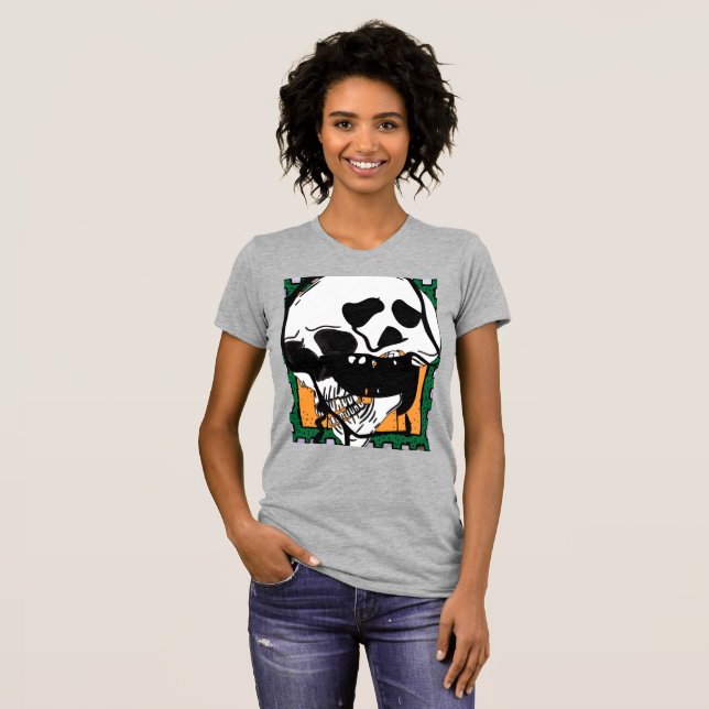 Boo Glad Halloween T-Shirt (Hel framsida)