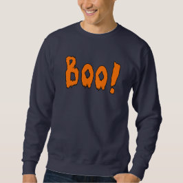 Boo Grått Halloween Theme Sweatshirt