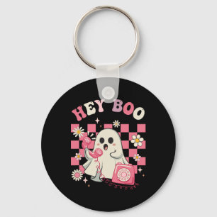 Boo Groovy Söt Spöke Rolig Halloween Kvinnor Barn Nyckelring