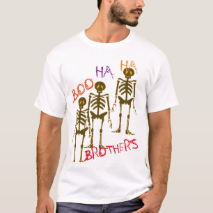 BOO HA Halloween-skjortans skelett Brothers tshirt T Shirt