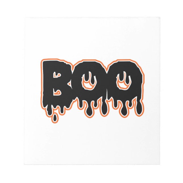 BOO Halloween Anteckningsblock (Framsida)