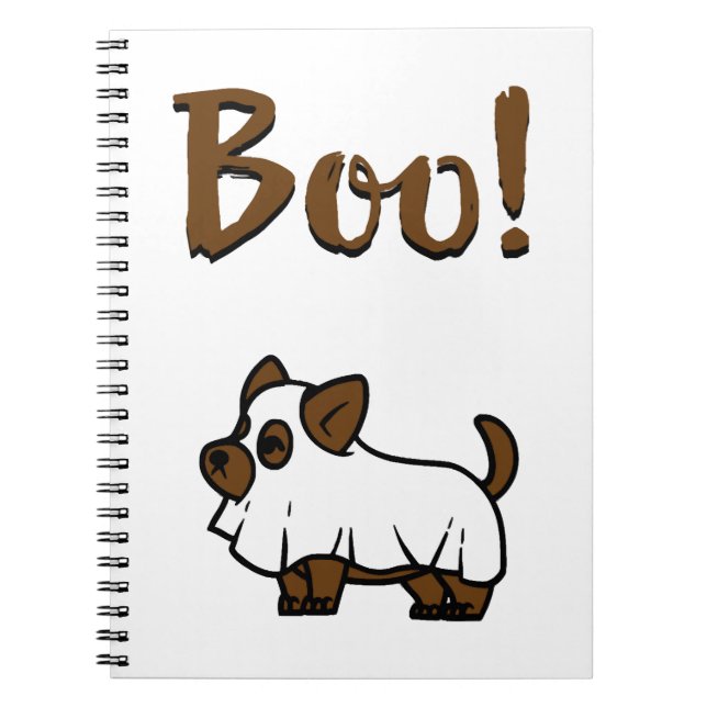 Boo Halloween Anteckningsbok (Framsidan)