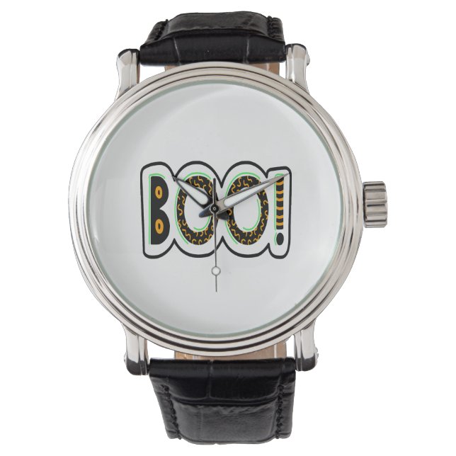 Boo Halloween Armbandsur (Framsida)
