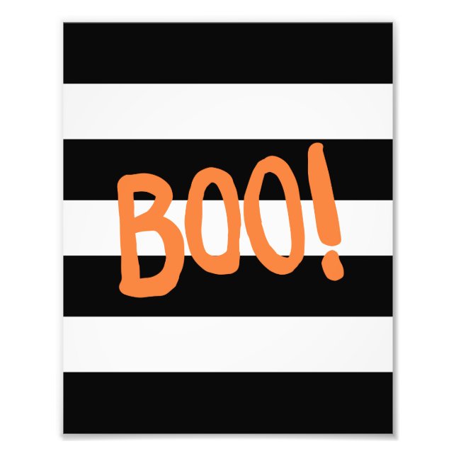 Boo! | Halloween Art-utskrift Fototryck (Framsidan)