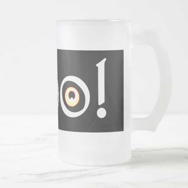 BOO Halloween Beer Mugg Halloween Kopp & Glass (Höger)