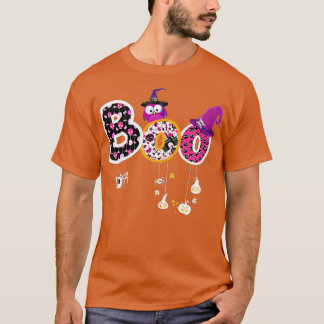 Boo Halloween Costume Spiders, Spöken, Pumkin och T Shirt