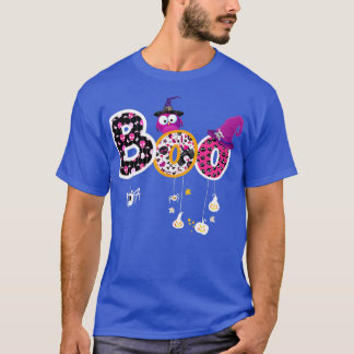 Boo Halloween Costume Spiders Spöken Pumkin & Witc T Shirt