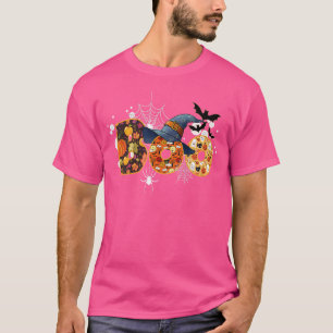 Boo Halloween Costume Spiders Spöken Pumkin Witch T Shirt