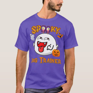 Boo Halloween Costume Spooky Hund Trainer T Shirt