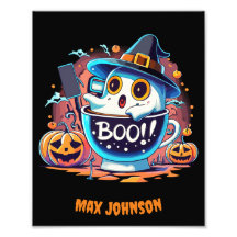Boo! Halloween - Creepin it Real Orange Black