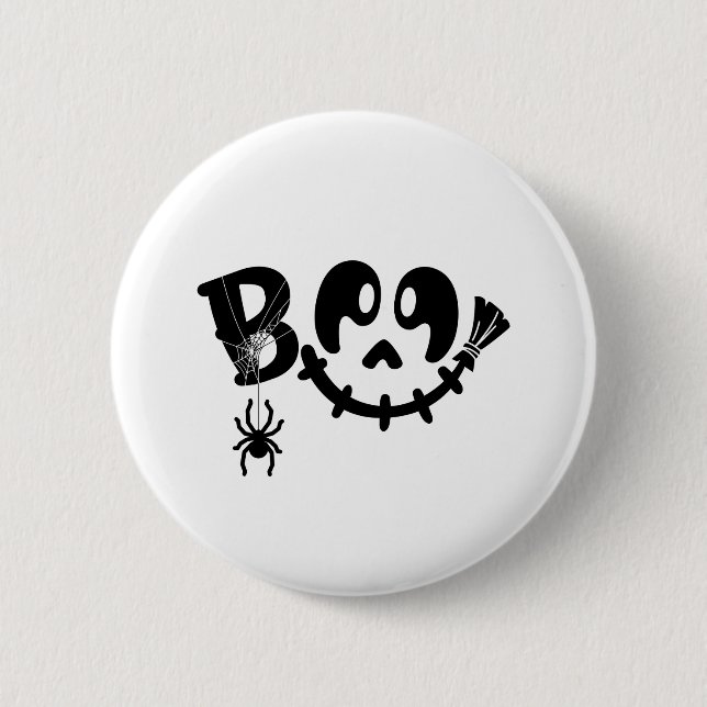 Boo - Halloween-design Knapp (Framsida)
