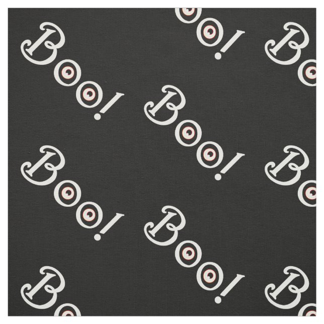 BOO Halloween Fabric Halloween Fabrics Customize Tyg (Provkarta)