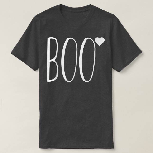 Boo Halloween Funny Pullover  T Shirt (Design framsida)