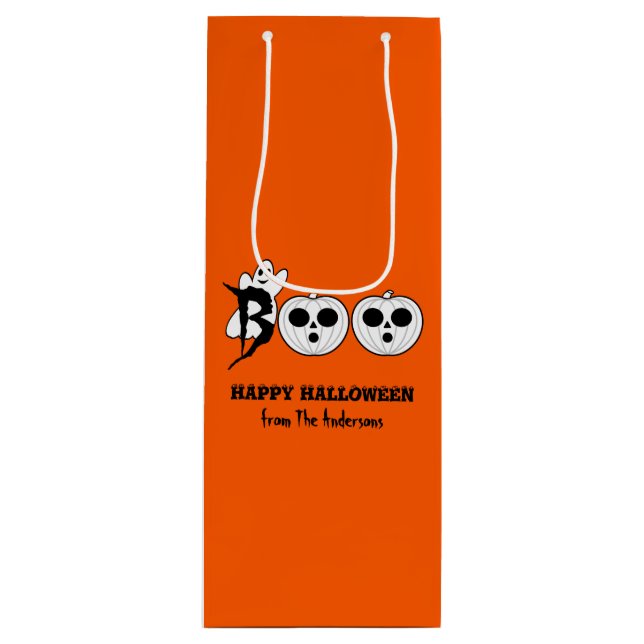 BOO! Halloween Ghost Gift Bag (Framsidan)