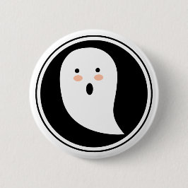 Boo! Halloween Ghost Pinback-knapp Knapp