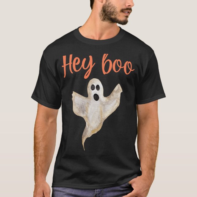 Boo Halloween Ghost Spooky Costume Matching Fa T Shirt (Framsida)