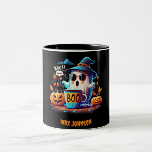 Boo! Halloween - Hocus Pocus Orange Black Två-Tonad Mugg
