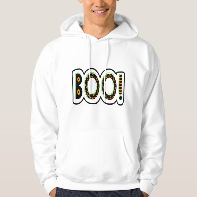 BOO Halloween Hoodie (Framsida)