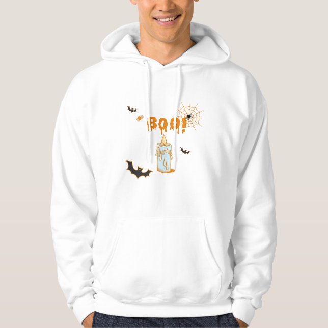 Boo! Halloween Hoodie (Framsida)