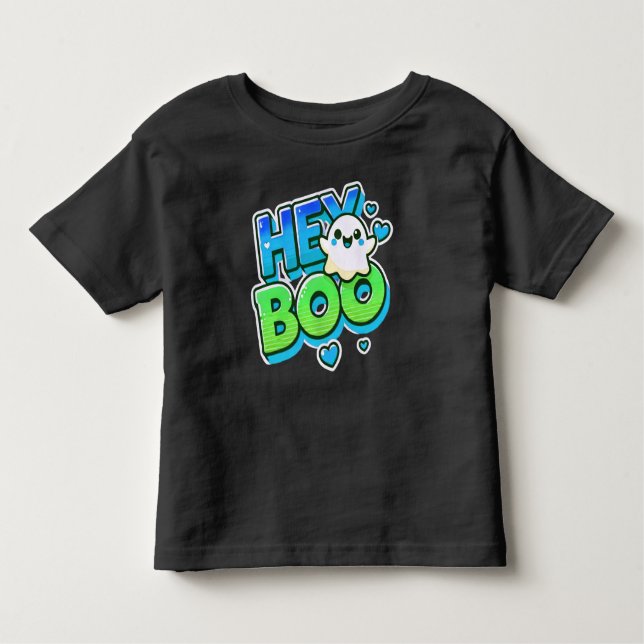 Boo Halloween Kids T Shirt (Framsida)