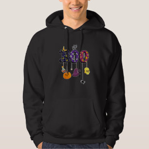Boo Halloween-kostym Spindlar Spöken Pumkin & Häxa Hoodie