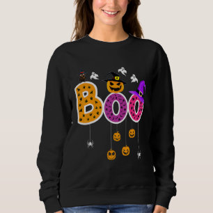 Boo Halloween-kostym Spindlar Spöken Pumpa & Häxa T Shirt