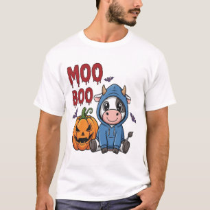 Boo Halloween Kuslig Spökko T Shirt