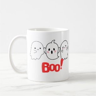 Boo! Halloween Mugg Spooky & Roligt Coffee Kopp