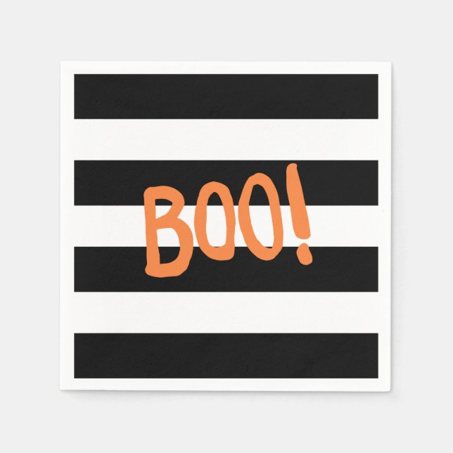 Boo! | Halloween Napkins Pappersservett (Framsidan)